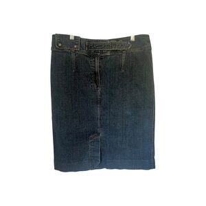 Y2K Denim Jean Midi Skirt Size 14